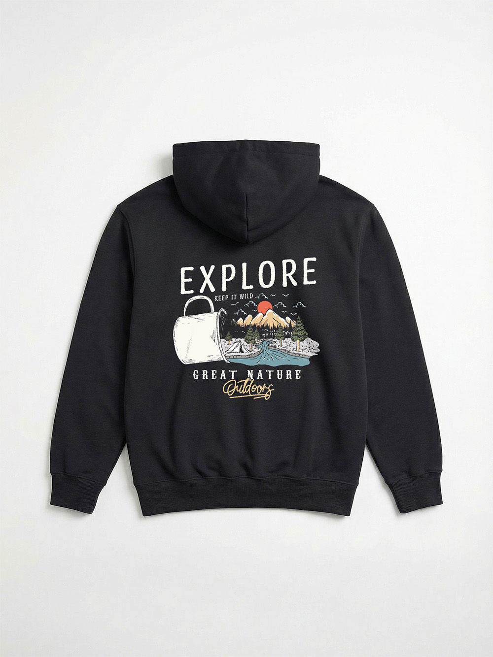 CREEPS / EXPLORER V2 HEAVYWEIGHT PIQUE HOODIE 420G