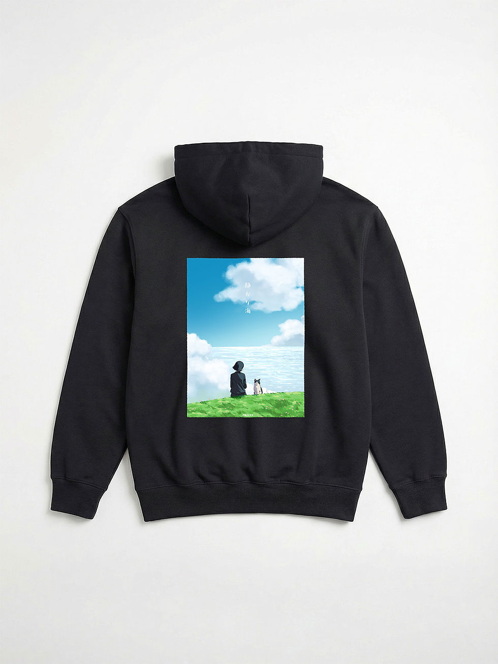 縮圖：CREEPS / 静かな海  HEAVYWEIGHT PIQUE HOODIE 420G