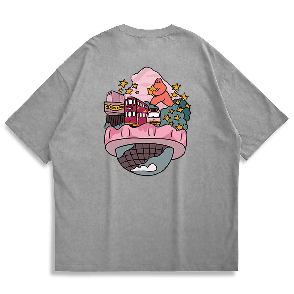 縮圖：【杜波淇】Toballki My Sweet Home V2 Oversized Printed T-shirt