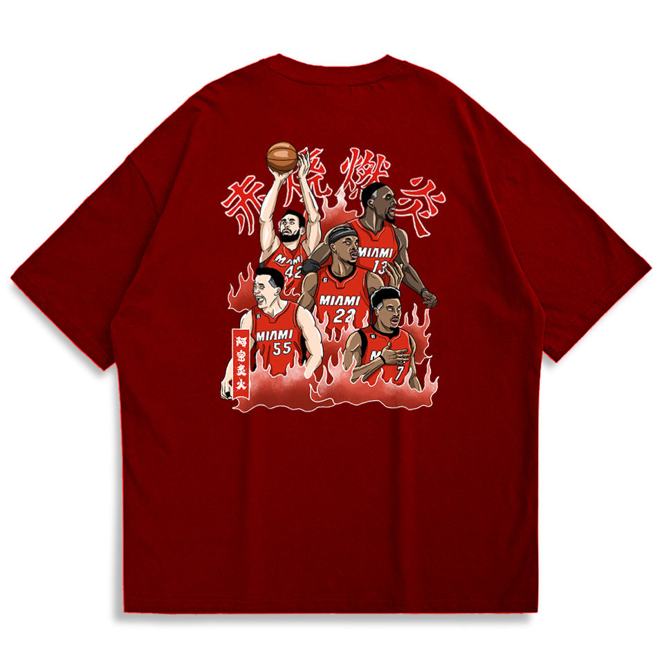 縮圖：【RIP DRAWING】Heats Oversized Printed T-shirt