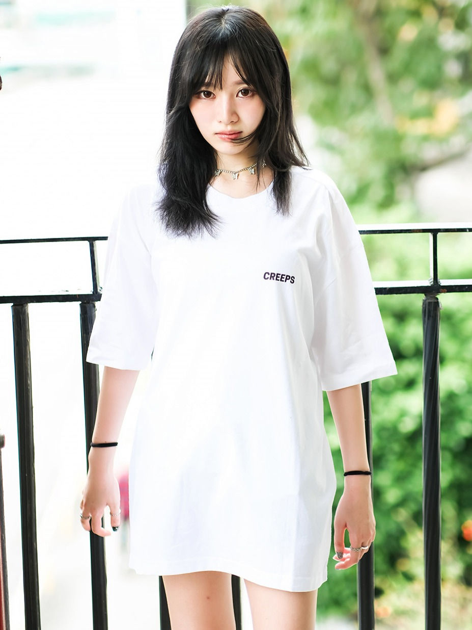 縮圖：【Creeps Original】静かな海 Oversized Printed T-shirt