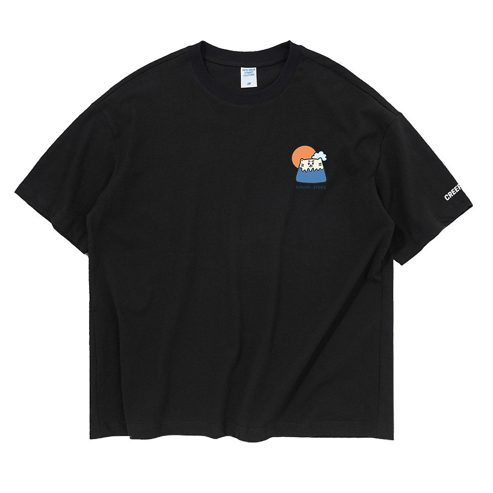 縮圖：【Kawai Store】Mount Fuji with Kawai Oversized Printed T-shirt