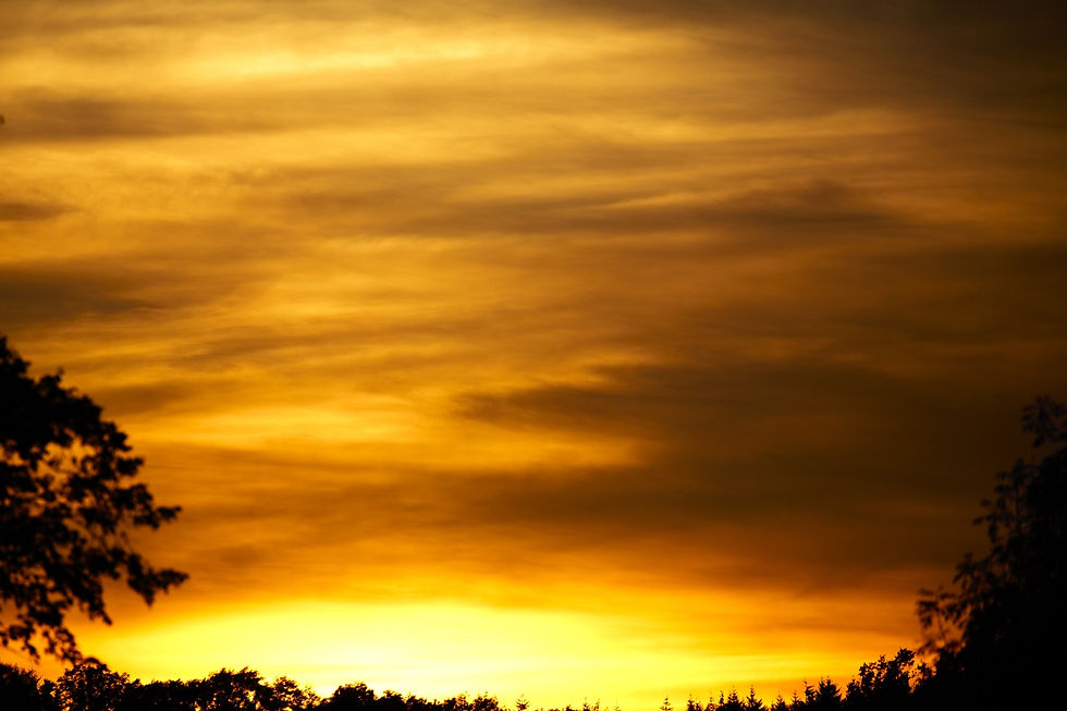 Sunset over Chawton 18th August 2024 Hampshire