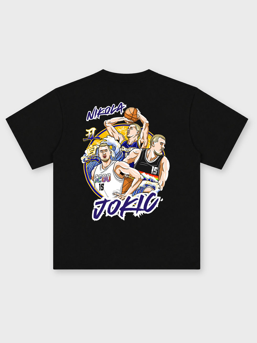 縮圖：RIP_DRAWING / NIKOLA JOKIC OVERSIZED PRINTED TEE