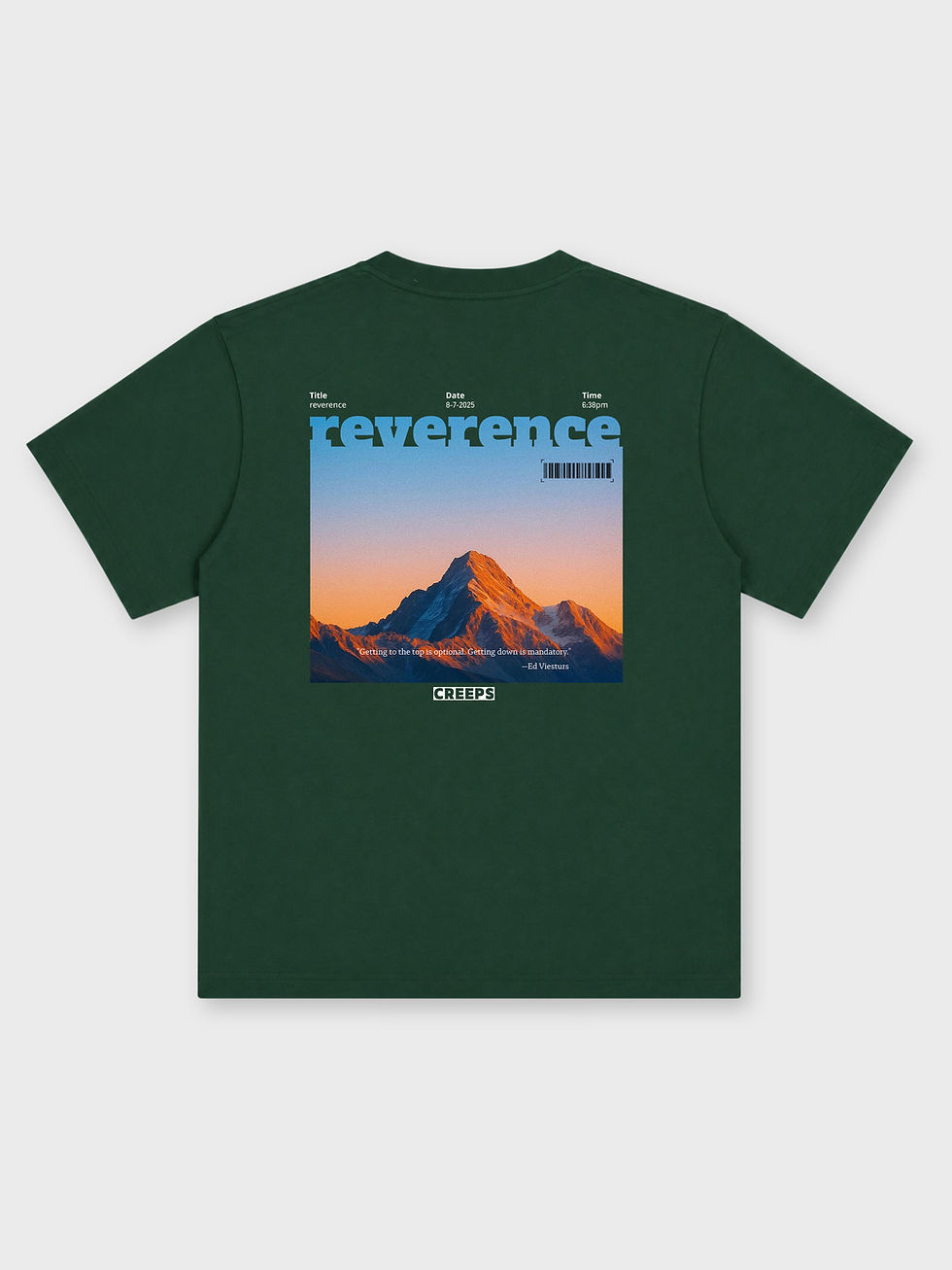 縮圖：CREEPS / REVERENCE OVERSIZED PRINTED TEE
