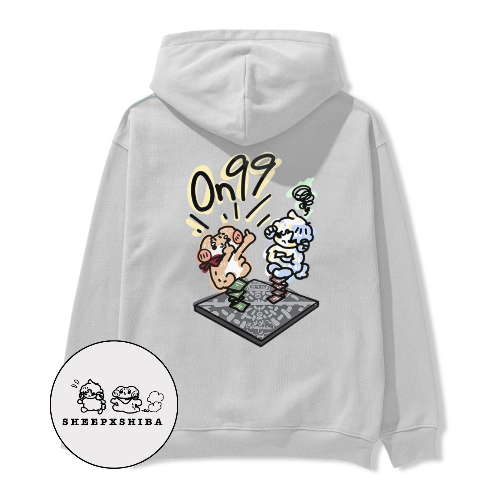 【SheepxShiba】On99 Heavyweight Fleece Hoodie
