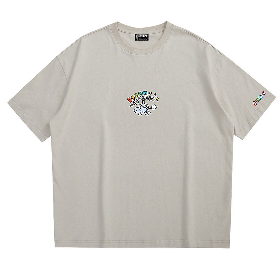 縮圖：【JustGoo】夾公仔 Oversized Printed T-shirt