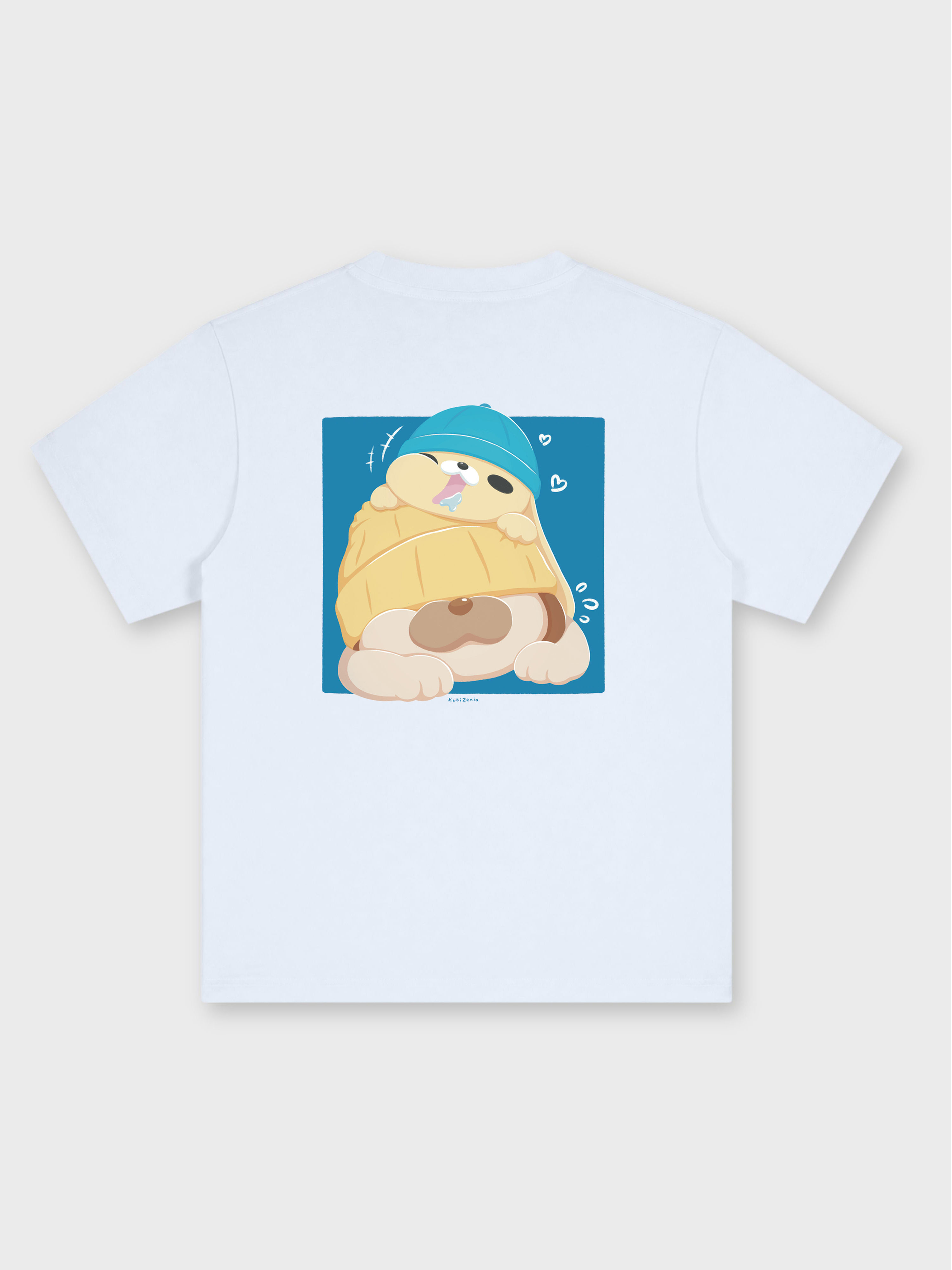 KUBI ZENIA / PLAY WITH KUBI OVERSIZED PRINTED TEE