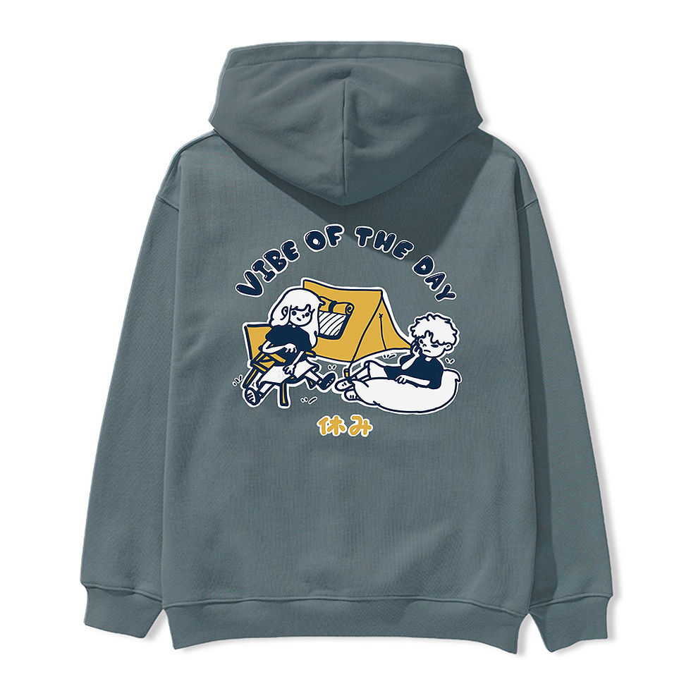 縮圖：【Sheepxshiba】Vibe of the Day Heavyweight Fleece Hoodi