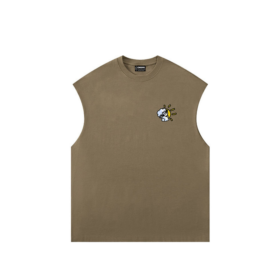 縮圖：【SheepxShiba】Very Hot Oversized Printed Tank 270g