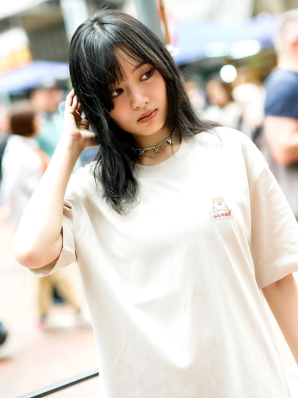 縮圖：【Creeps Original】Shiba SSP Cafe Oversized Printed T-shirt