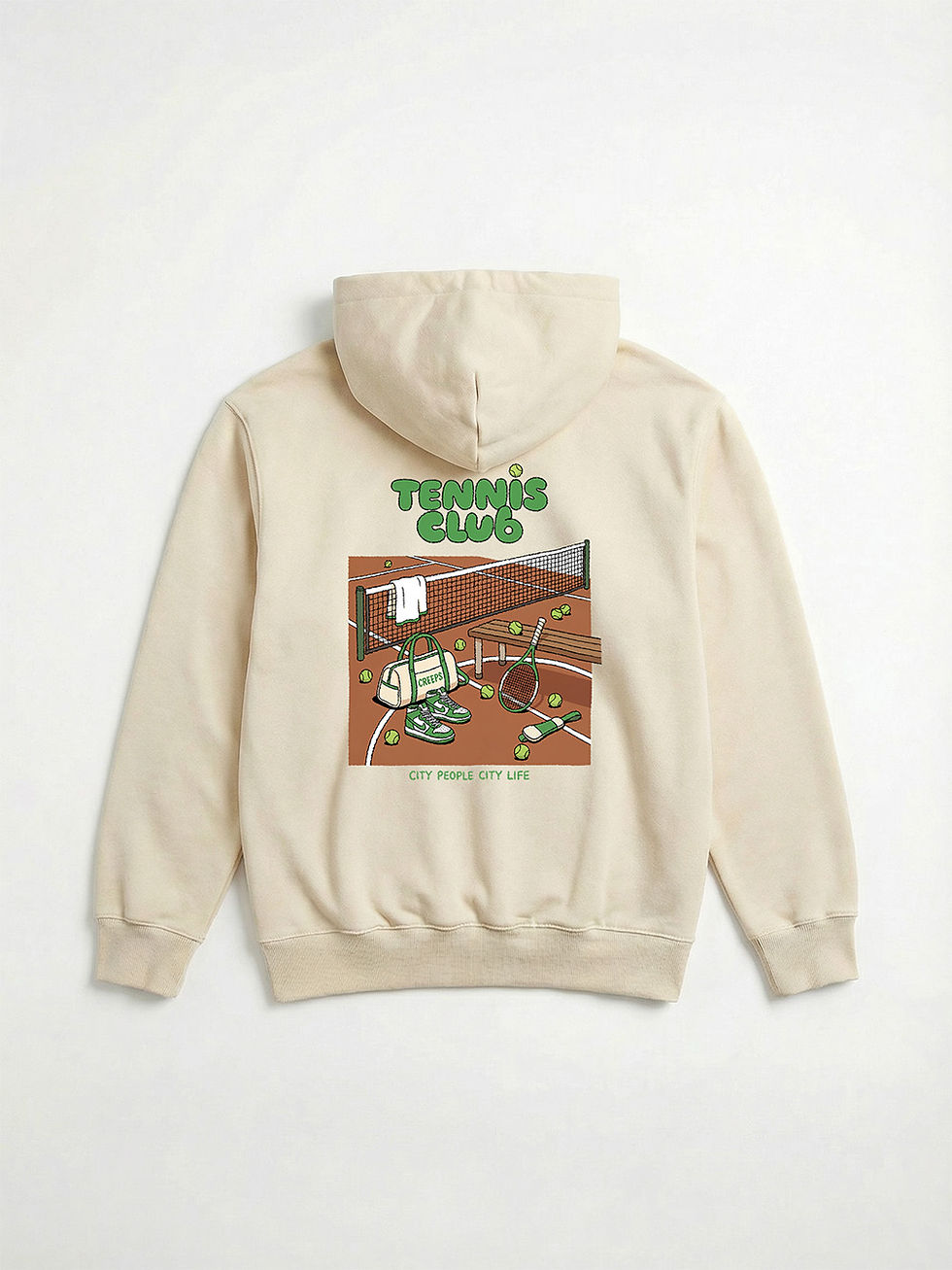 縮圖：CREEPS / TENNIS CLUB HEAVYWEIGHT PIQUE HOODIE 420G