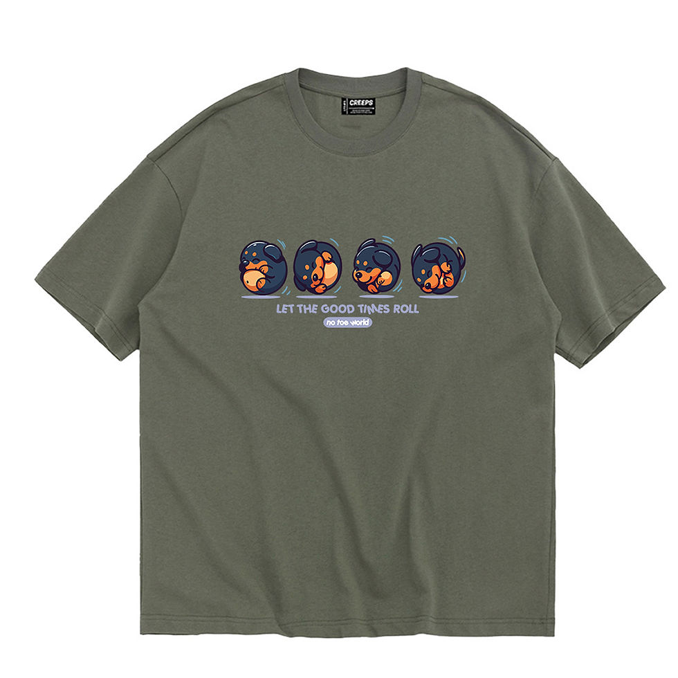 縮圖：【Sunnie W】Rottie Gor Oversized Printed Logo T-shirt