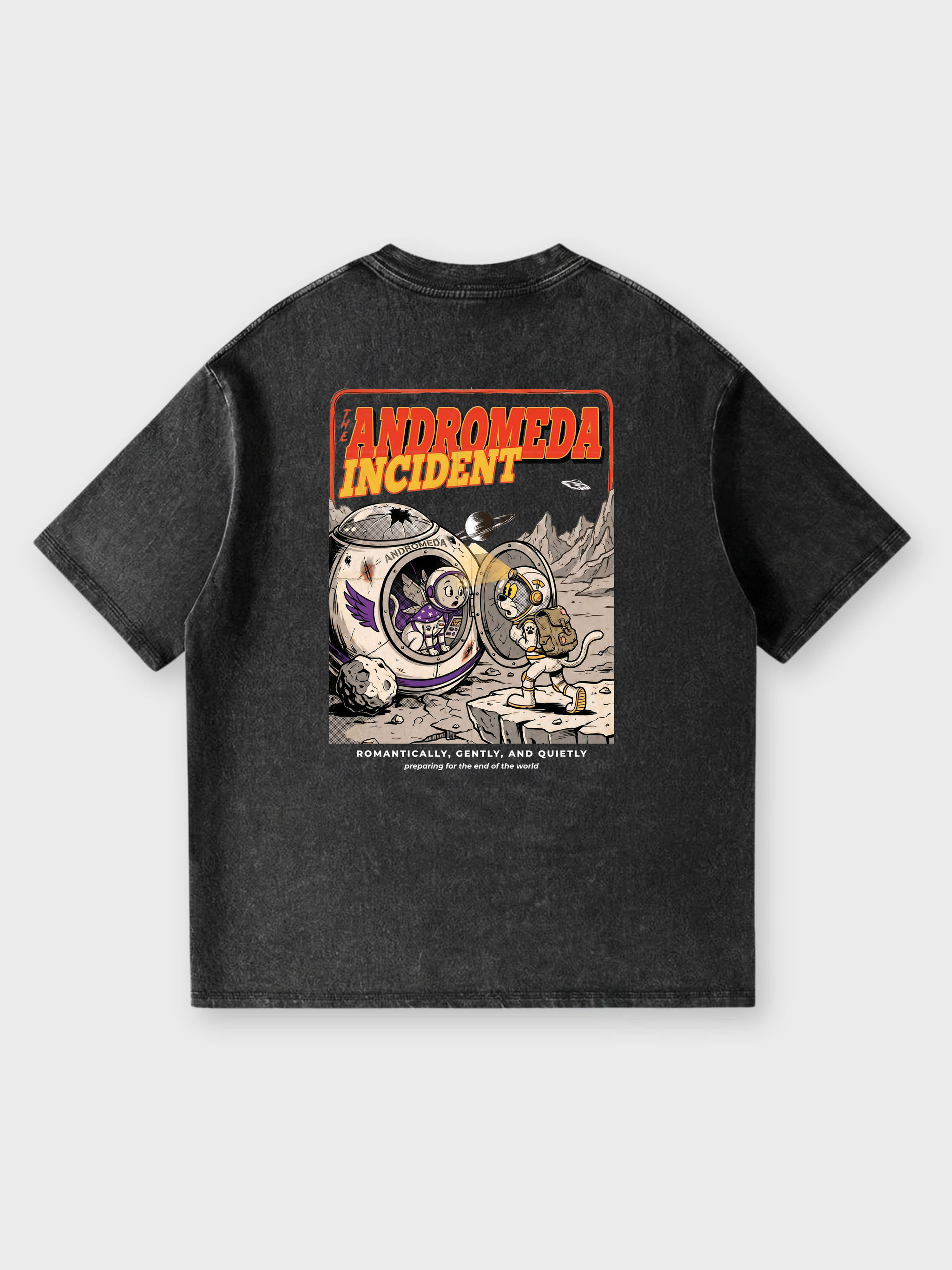 CREEPS / THE ANDROMEDA INCIDENT OVERSIZED PRINTED TEE