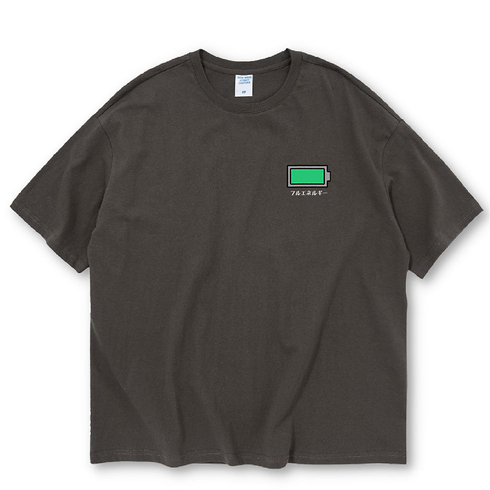 縮圖：【Creeps Original】Full Energy Oversized Printed Logo T-shirt