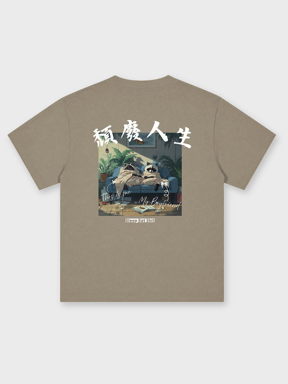 縮圖：CREEPS / SHIT LIFE OVERSIZED PRINTED TEE
