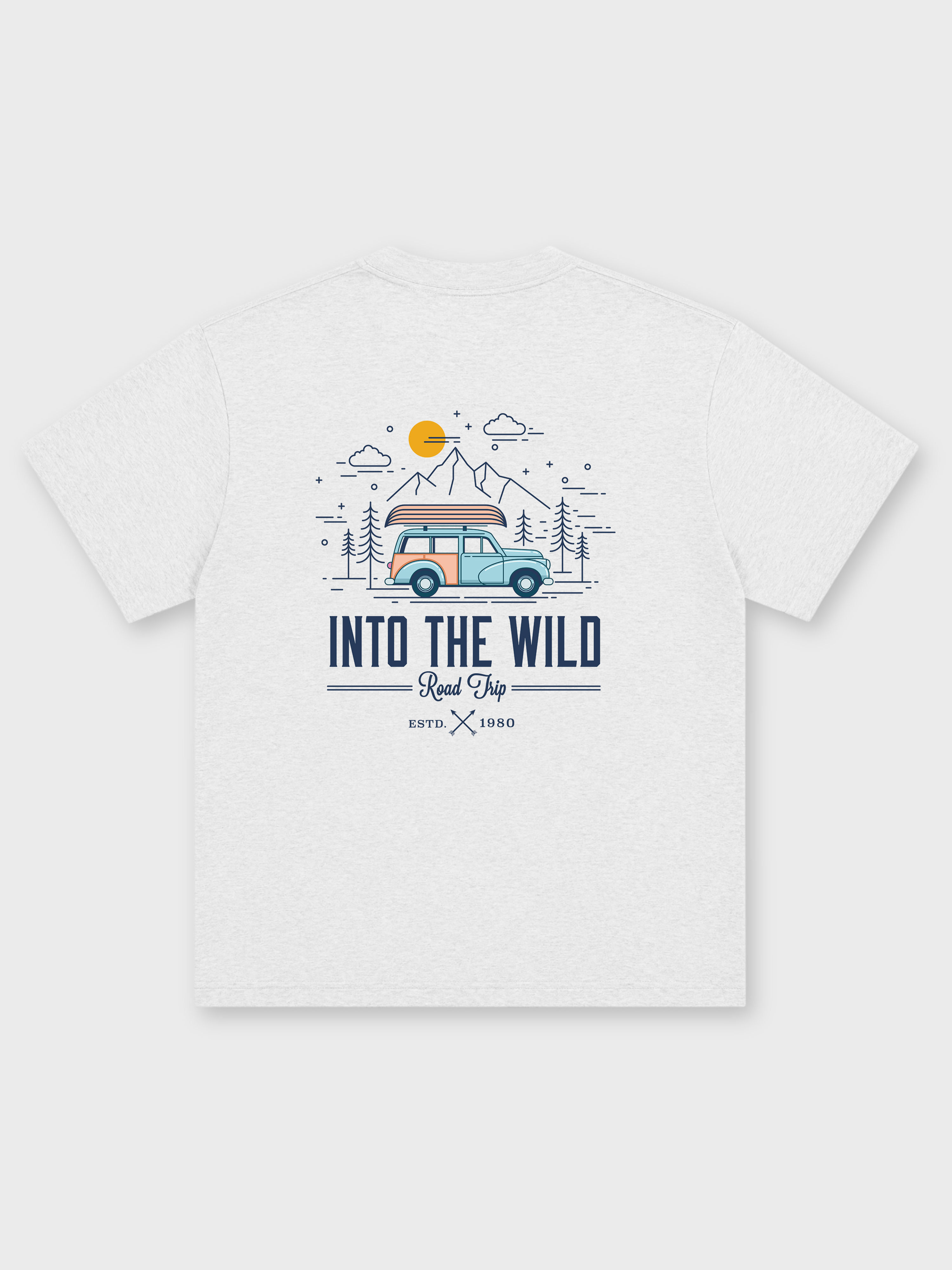 CREEPS / INTO THE WILD OVERSIZED PRINTED TEE