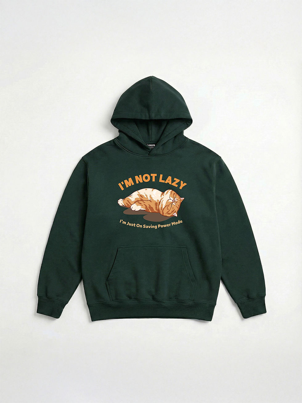 縮圖：CREEPS / I'M NOT LAZY EXOTIC CAT HEAVYWEIGHT PIQUE HOODIE 420G
