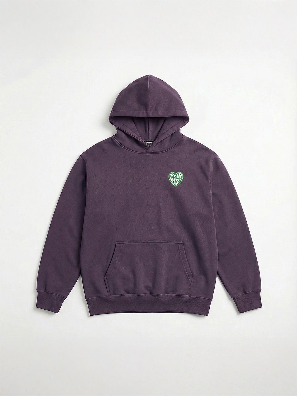 縮圖：CREEPS / SELF LOVE CLUB GREEN HEAVYWEIGHT PIQUE HOODIE 420G