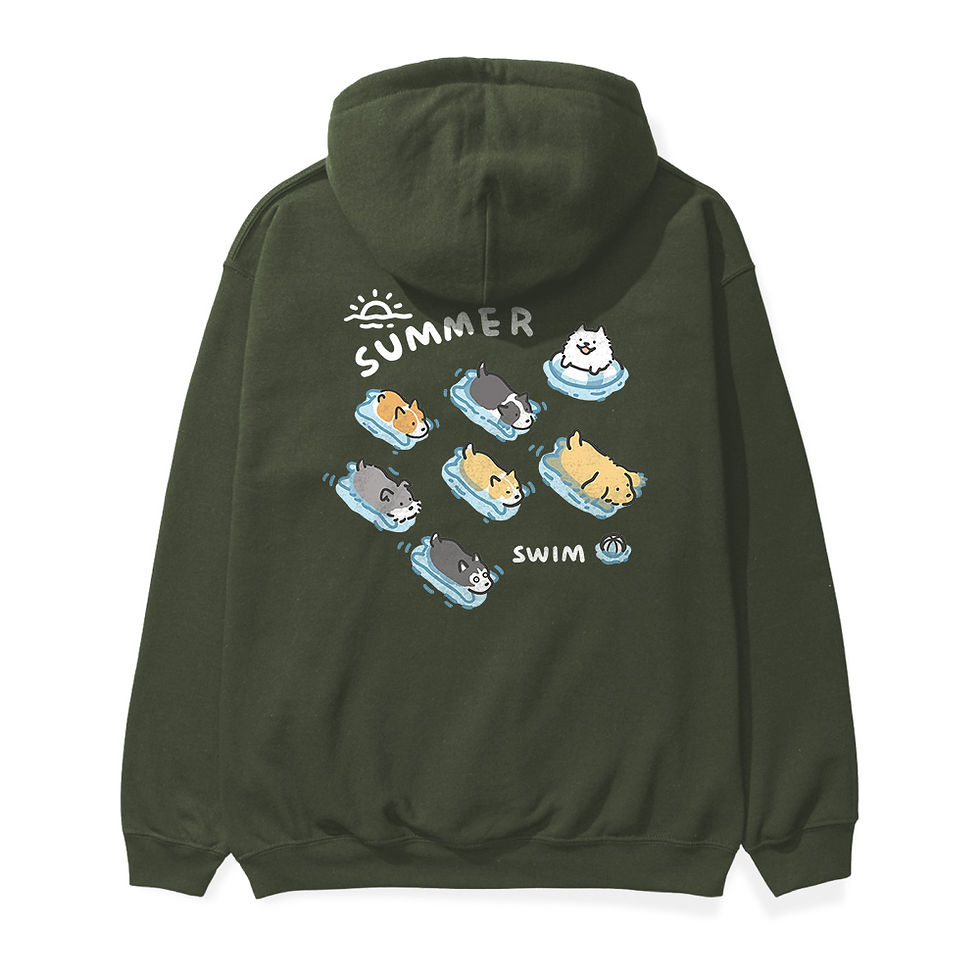 縮圖：【Creeps Original】Summer Swim Heavyweight Fleece Hoodie