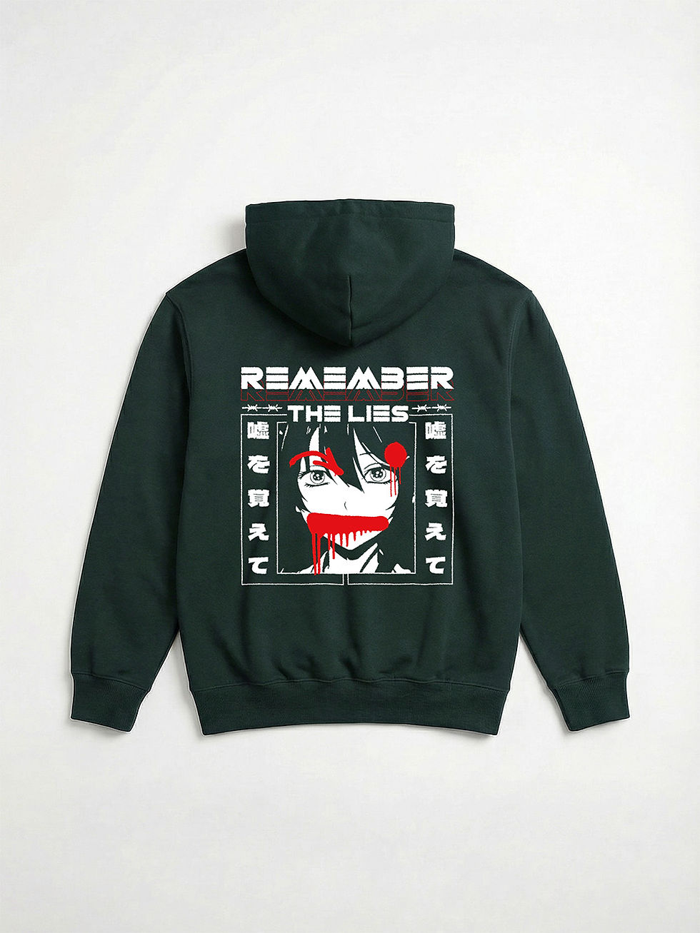 縮圖：CREEPS / REMEMBER THE LIES HEAVYWEIGHT PIQUE HOODIE 420G