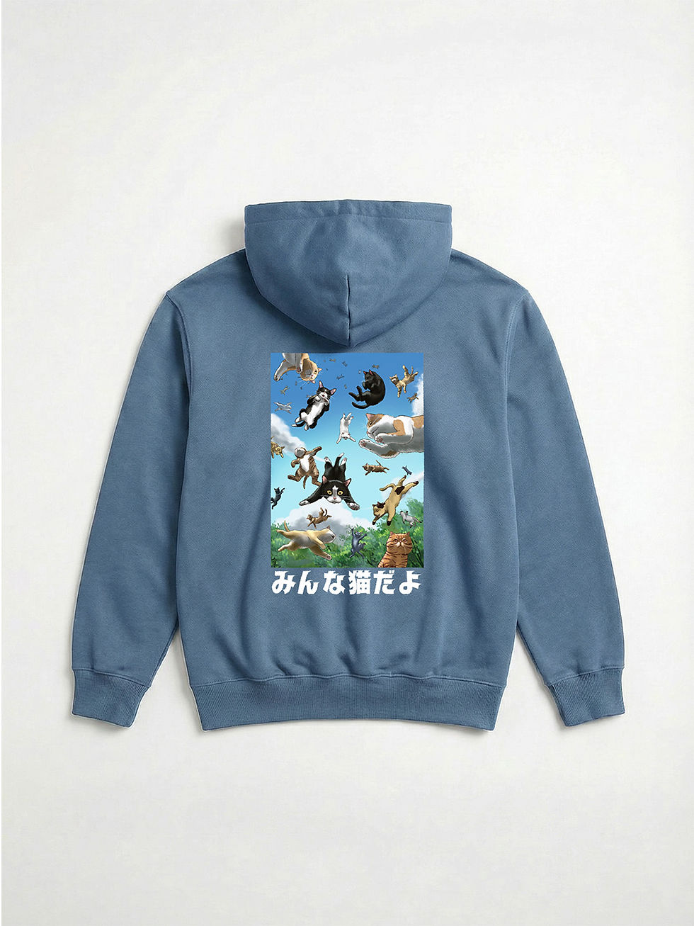 縮圖：CREEPS / CAT RAINS HEAVYWEIGHT PIQUE HOODIE 420G