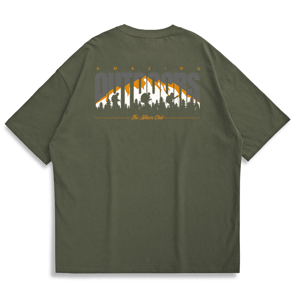 縮圖：【Creeps Original】Outdoor Oversized Half-sleeve T-shirt