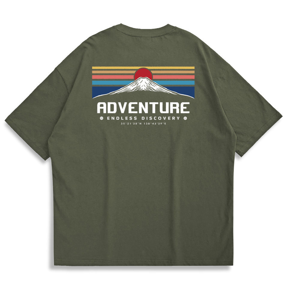 縮圖：【Creeps Original】Fuji Adventure Oversized Printed T-shirt