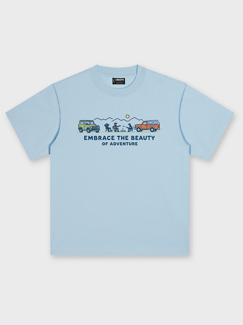 縮圖：CREEPS / EMBRACE THE ADVENTURE OVERSIZED PRINTED TEE