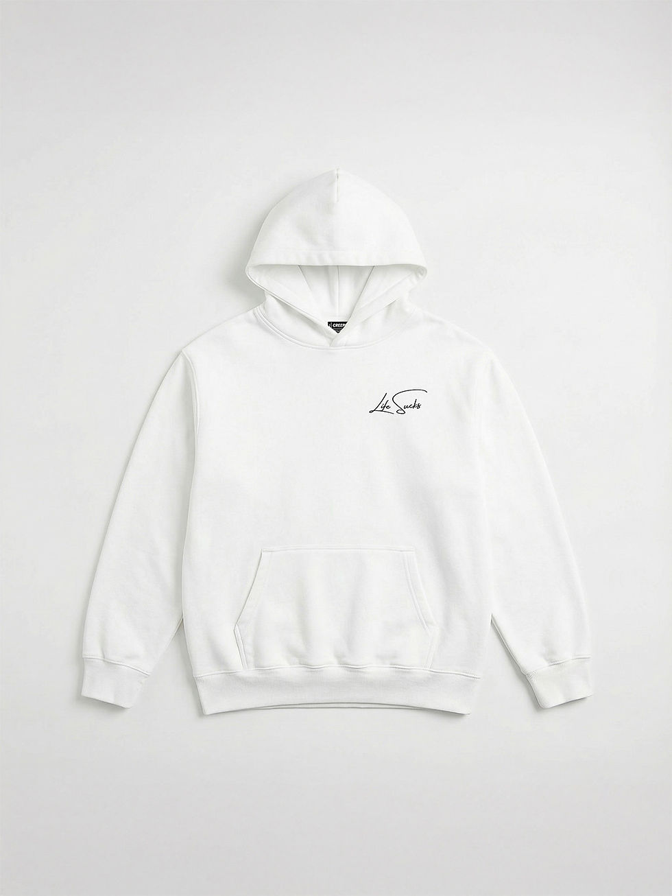 縮圖：CREEPS / LIFE SUCKS CORGI HEAVYWEIGHT PIQUE HOODIE 420G
