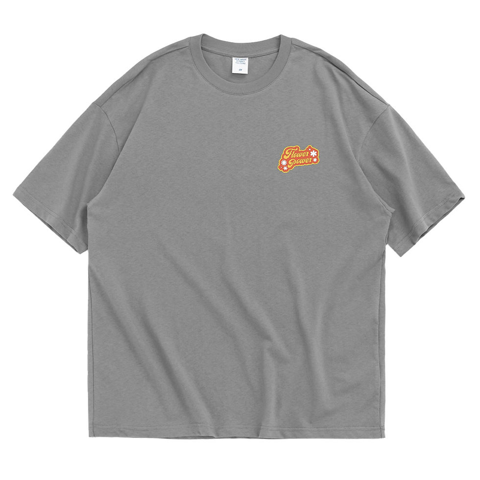 縮圖：【Creeps Original】Flowers Power Oversized Printed T-shirt