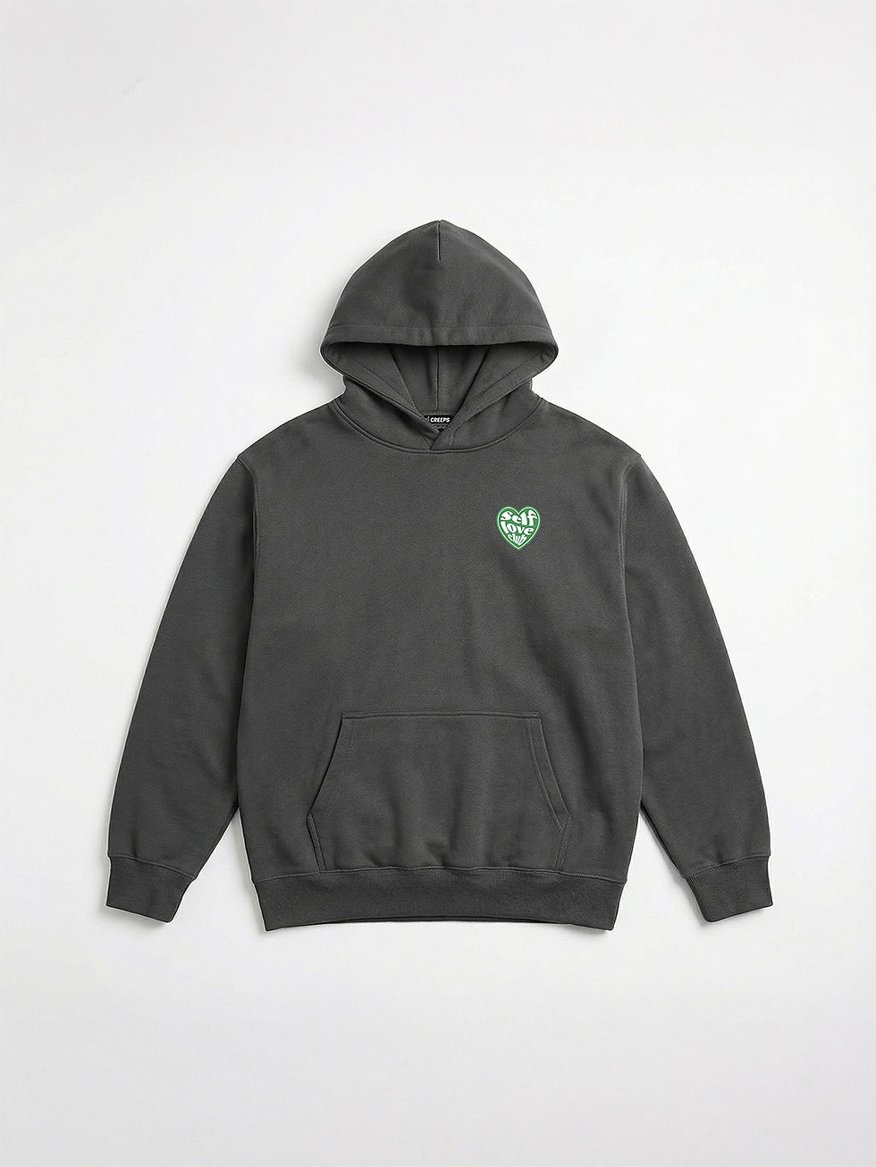 縮圖：CREEPS / SELF LOVE CLUB GREEN HEAVYWEIGHT PIQUE HOODIE 420G
