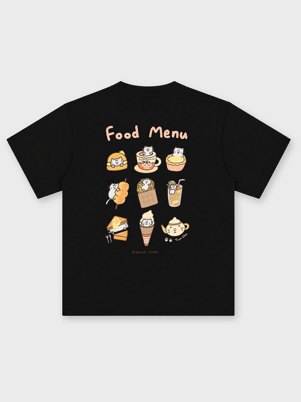縮圖：KAWAI.STORE / FOOD MENU OVERSIZED PRINTED TEE