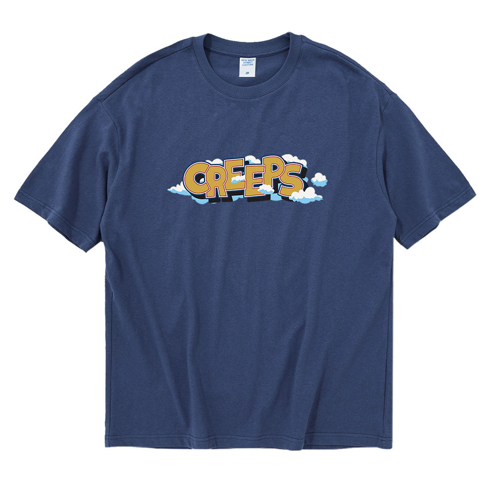 【Creeps Original】Creeps in Cloud Oversized Printed T-shirt