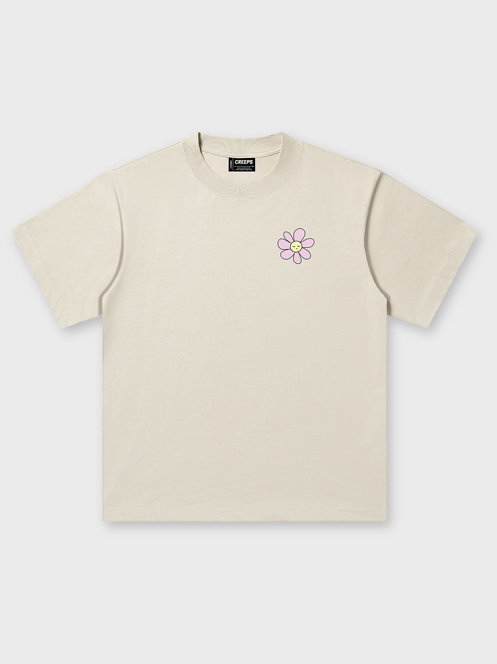 縮圖：CREEPS / LET'S HAPPINESS TOGETHER OVERSIZED PRINTED TEE