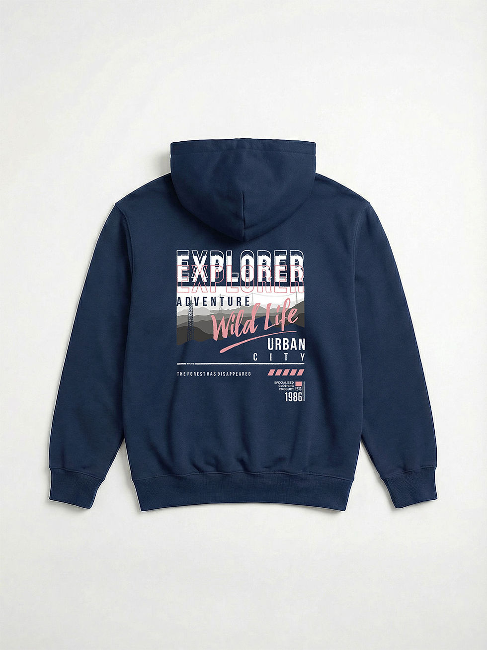 縮圖：CREEPS / WILD LIFE EXPLORER HEAVYWEIGHT PIQUE HOODIE 420G