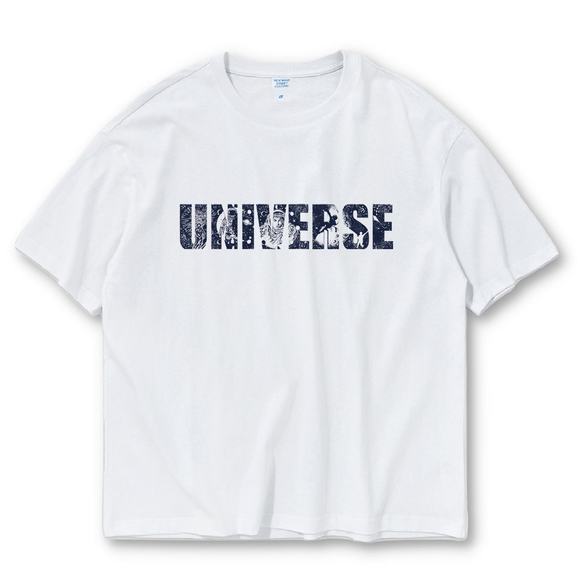 【Creeps Original】Universe Oversized Printed T-shirt