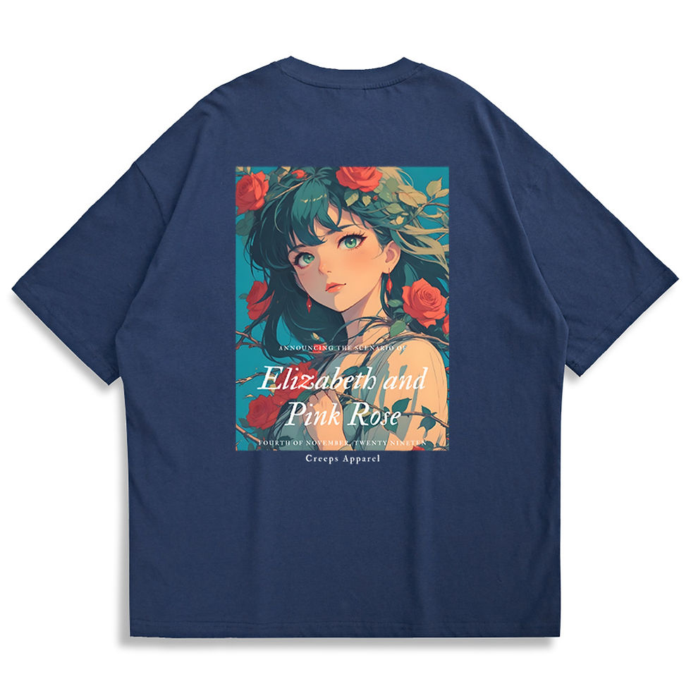 縮圖：【Creeps Original】Elizabeth Oversized Printed T-shirt
