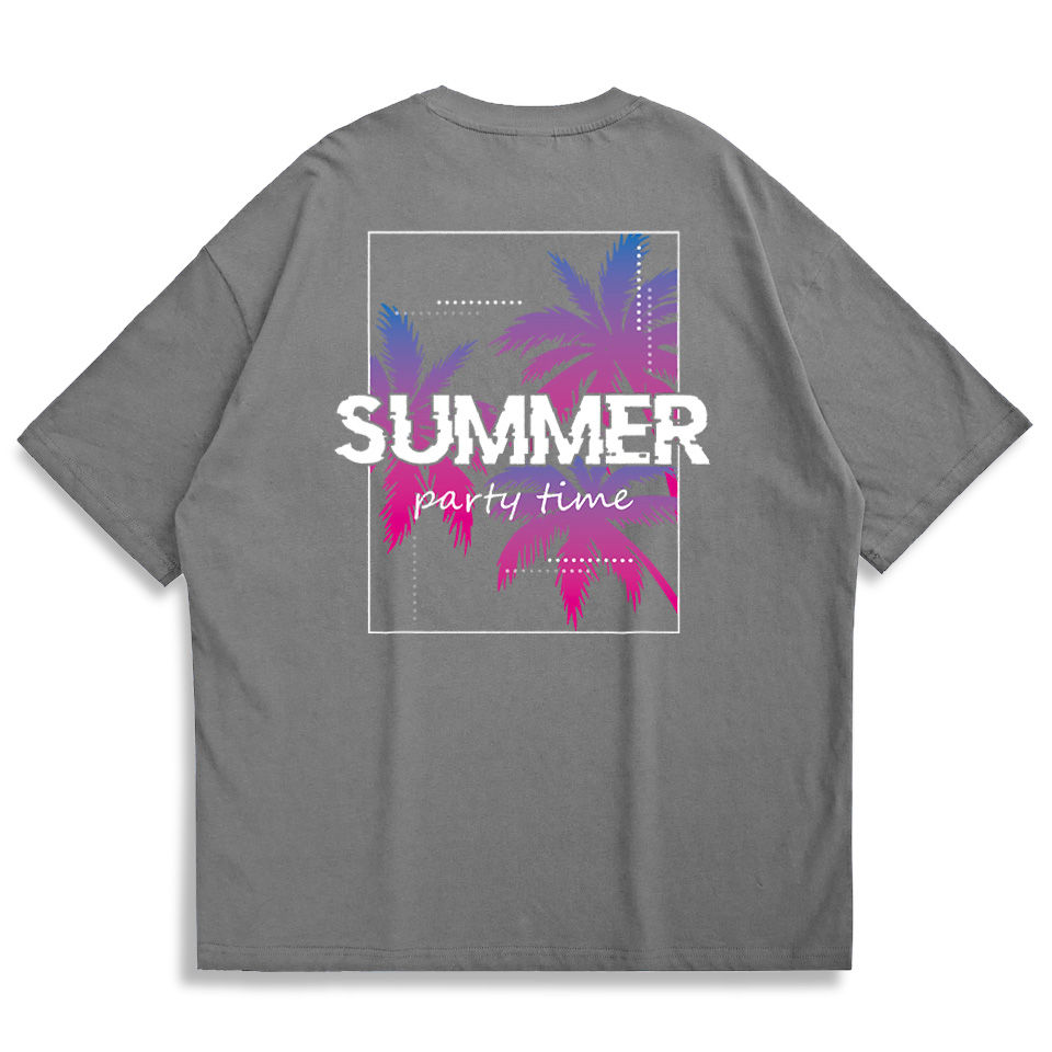 縮圖：【Creeps Original】Summer Palm Oversized Printed T-shirt