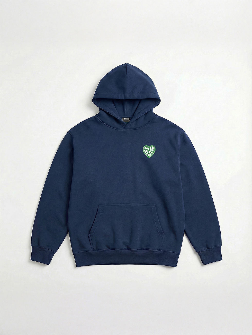 縮圖：CREEPS / SELF LOVE CLUB GREEN HEAVYWEIGHT PIQUE HOODIE 420G