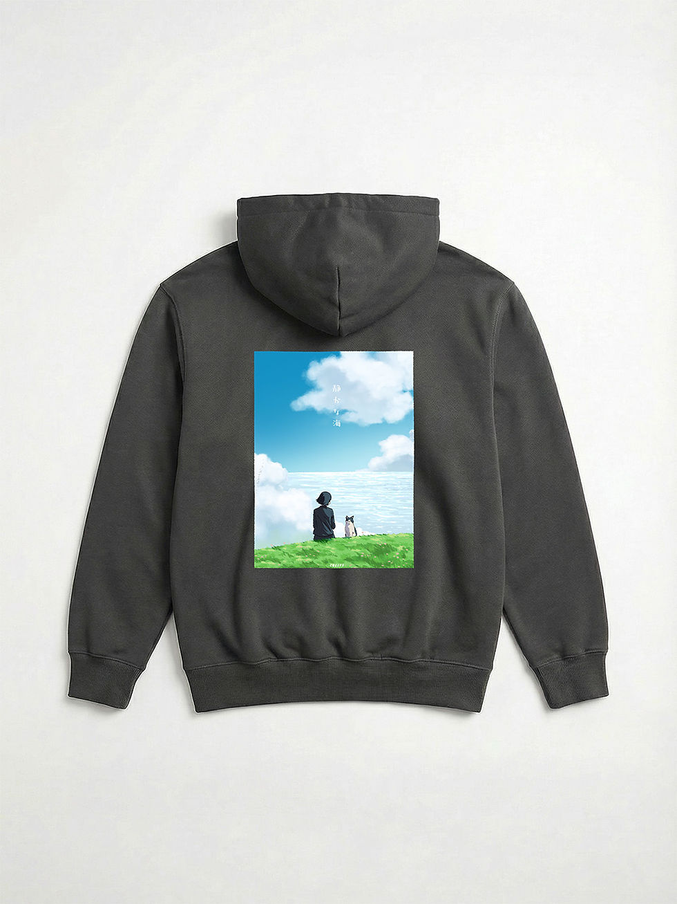 縮圖：CREEPS / 静かな海  HEAVYWEIGHT PIQUE HOODIE 420G