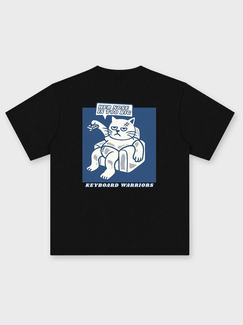 縮圖：CREEPS / HER NOSE IS TOO BIG OVERSIZED PRINTED TEE