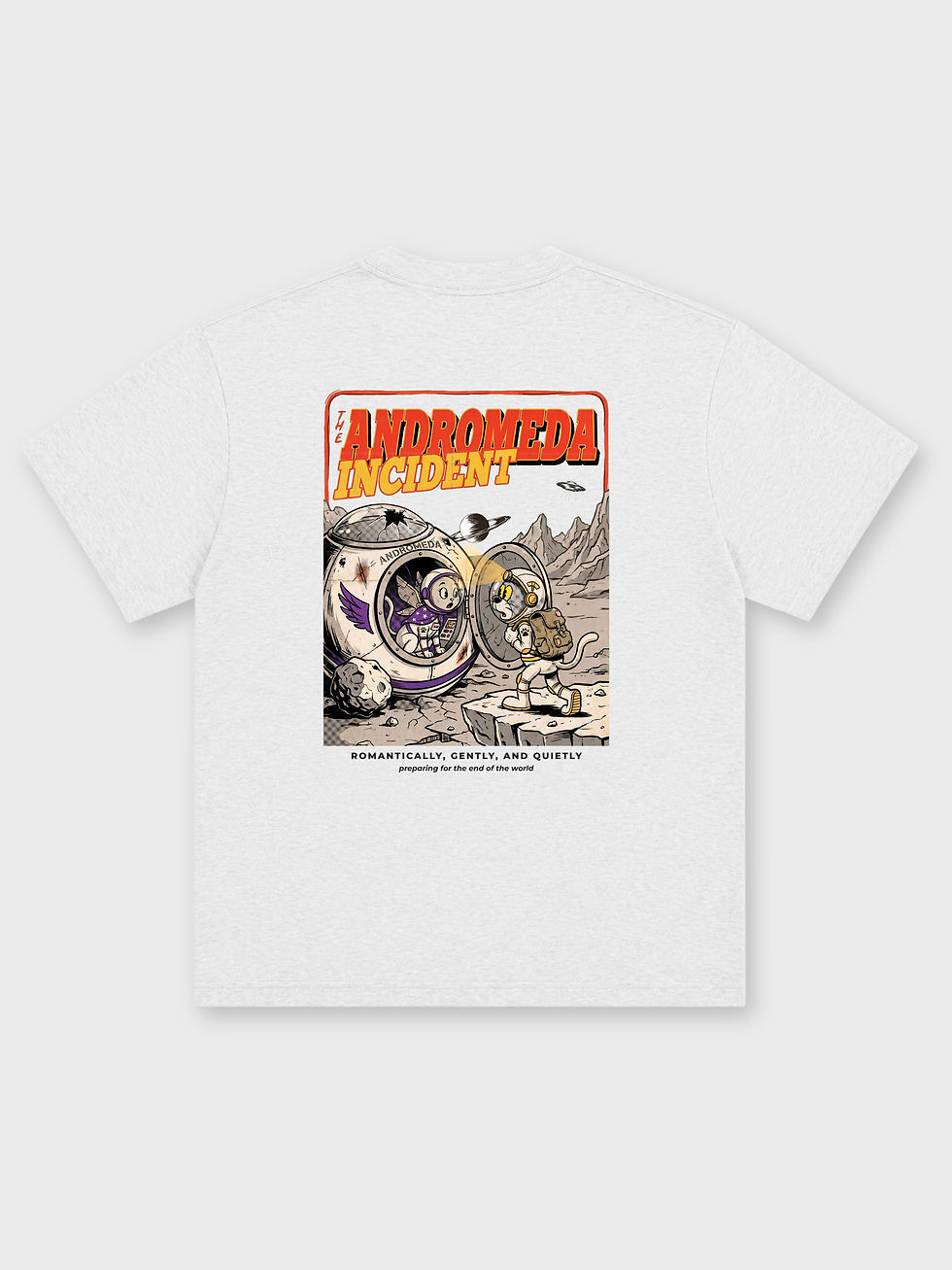 縮圖：CREEPS / THE ANDROMEDA INCIDENT OVERSIZED PRINTED TEE