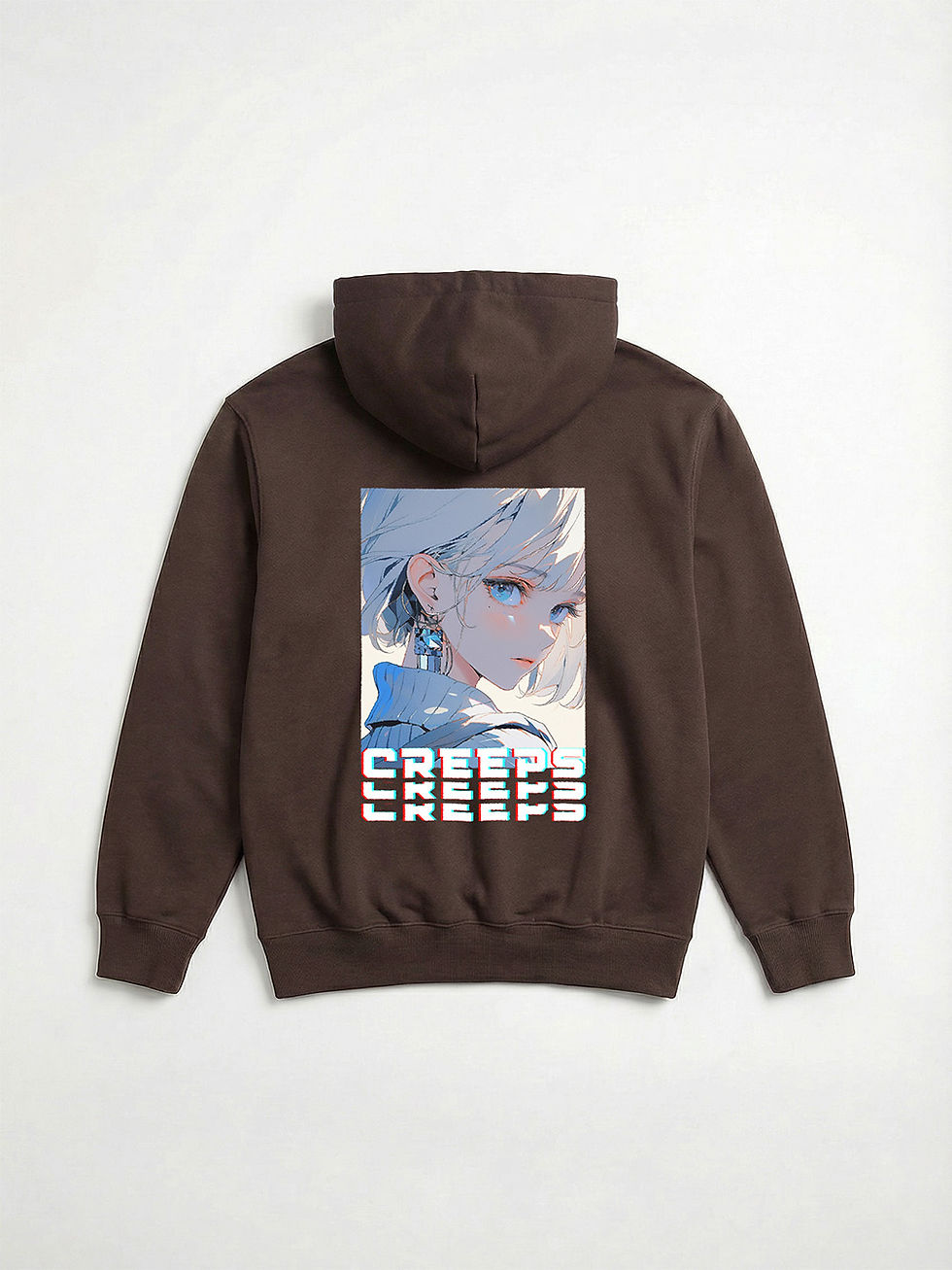 縮圖：CREEPS / ART GIRL SILVER HEAVYWEIGHT PIQUE HOODIE 420G