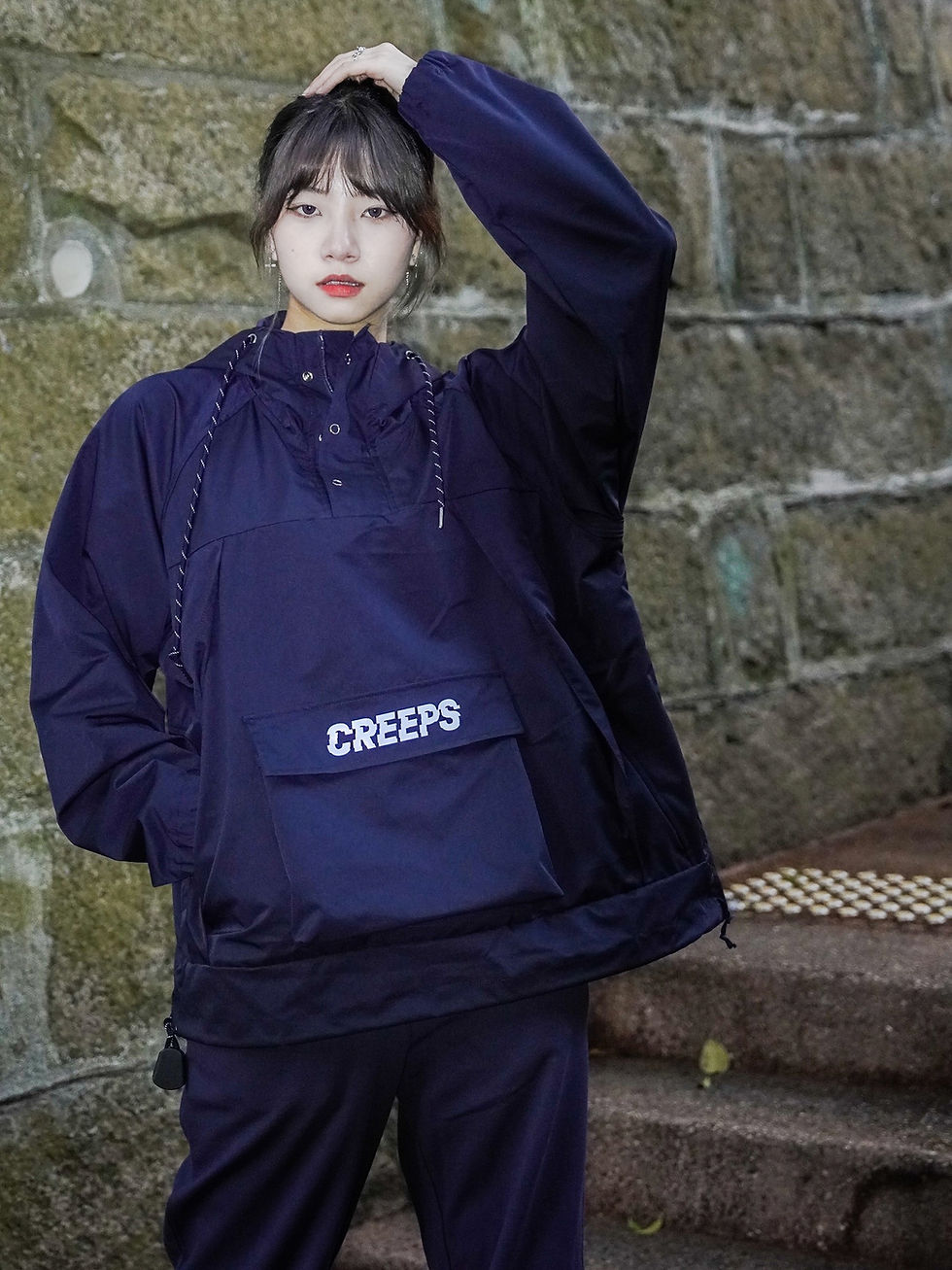 縮圖：【Creeps Original】Utility Telfon Windbreaker Jacket [Waterproof]