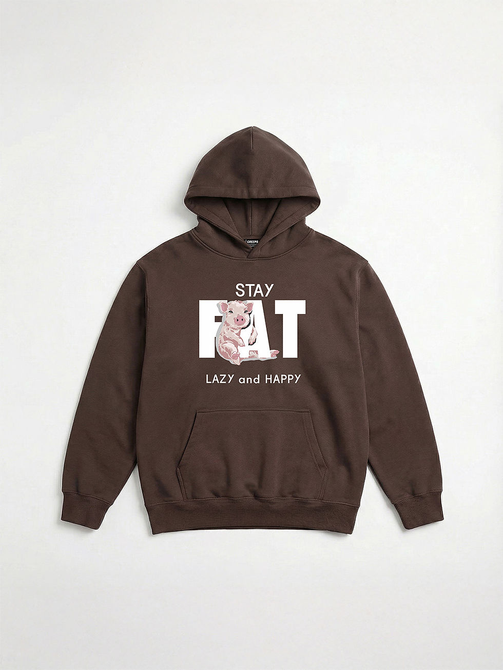 縮圖：CREEPS / STAY FAT PIG HEAVYWEIGHT PIQUE HOODIE 420G