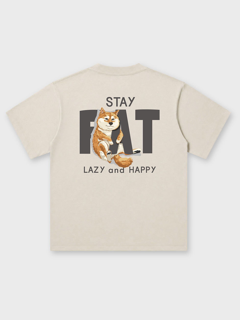 縮圖：CREEPS / STAY FAT SHIBA OVERSIZED PRINTED TEE