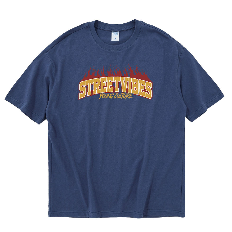 縮圖：【Creeps Original】StreetVibes Oversized Printed T-shirt