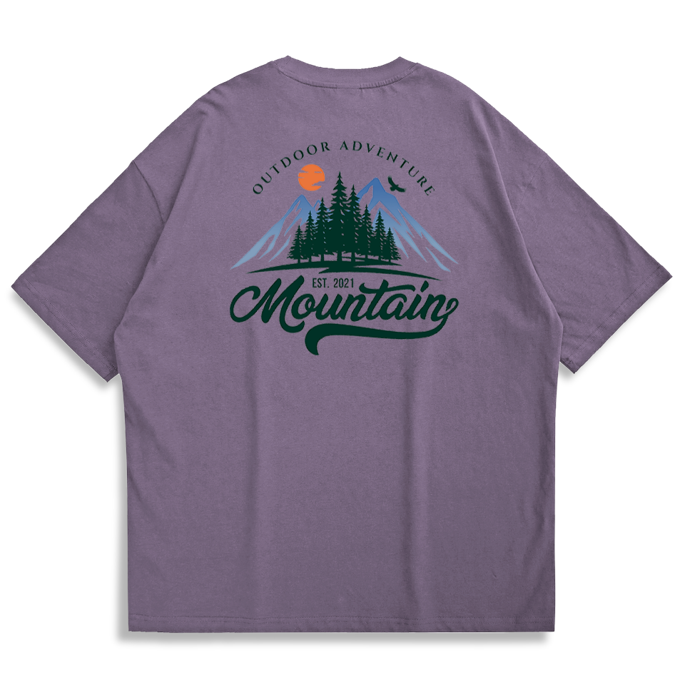縮圖：【Creeps Original】Mountain V4 Oversized Printed T-shirt