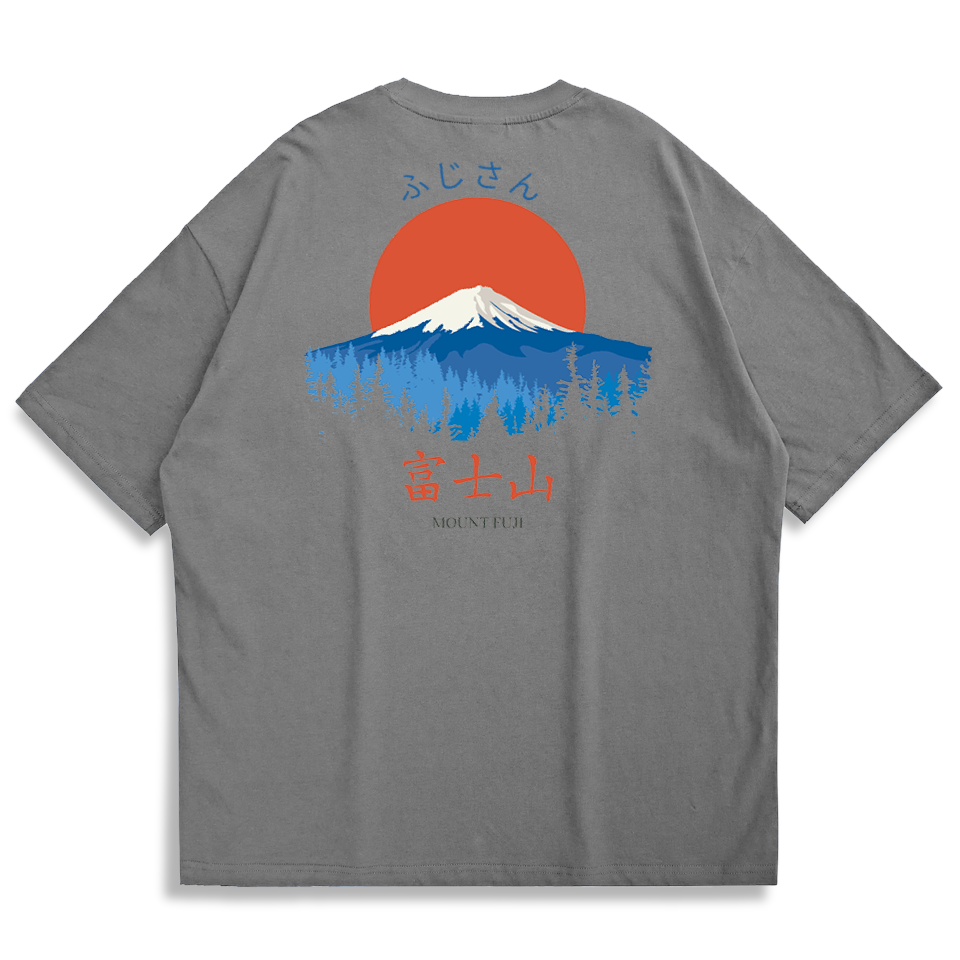 縮圖：【Creeps Original】Mount Fuji V4 Oversized Printed T-shirt